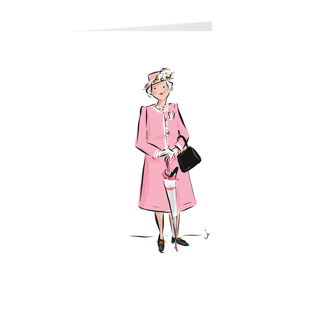 Queen Elizabeth Greeting Card