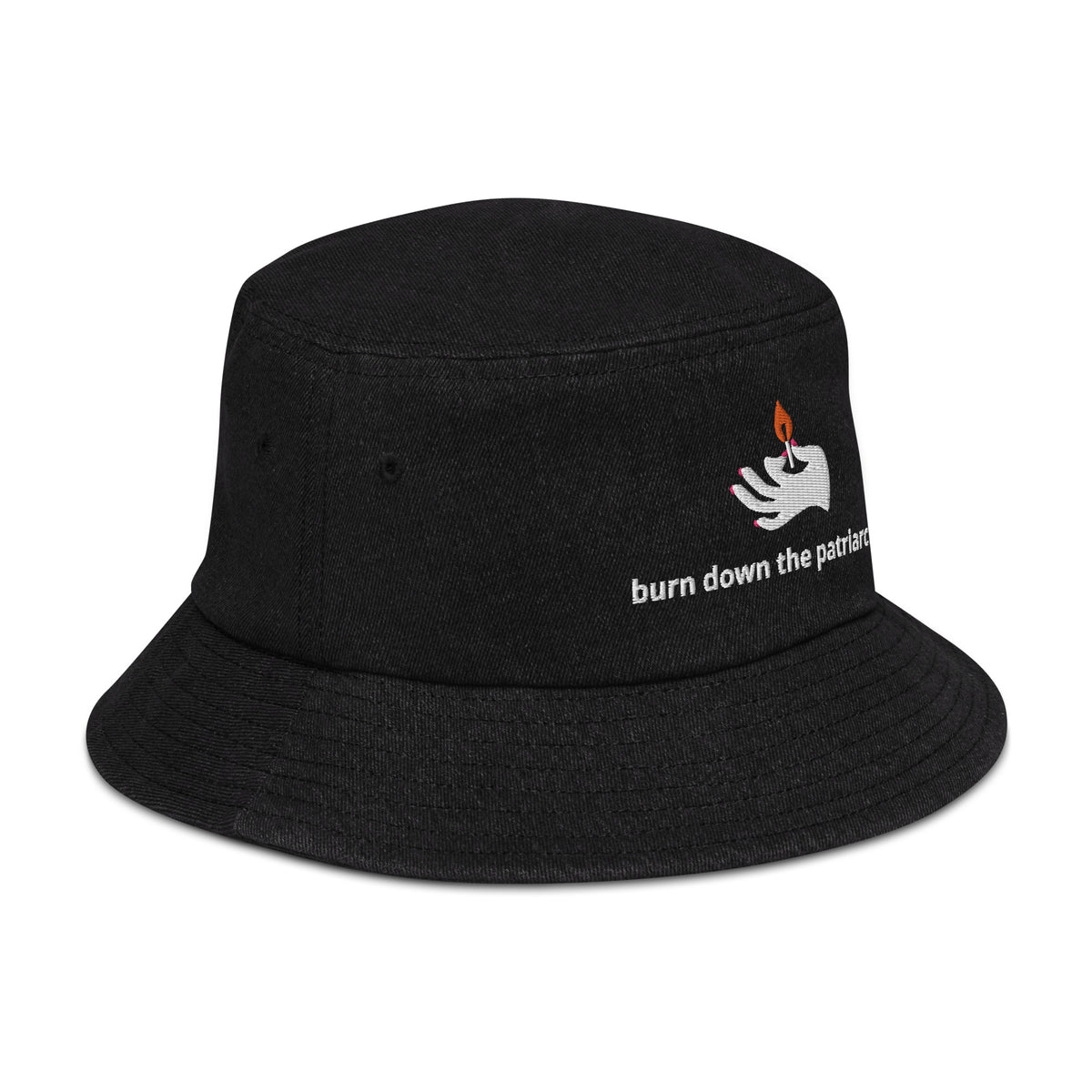 We Dissent - Burn Down The Patriarchy Bucket Hat