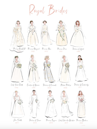 Royal Brides Print