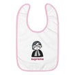 RBG Embroidered Baby Bib
