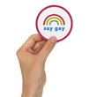Say Gay Embroidered Patches