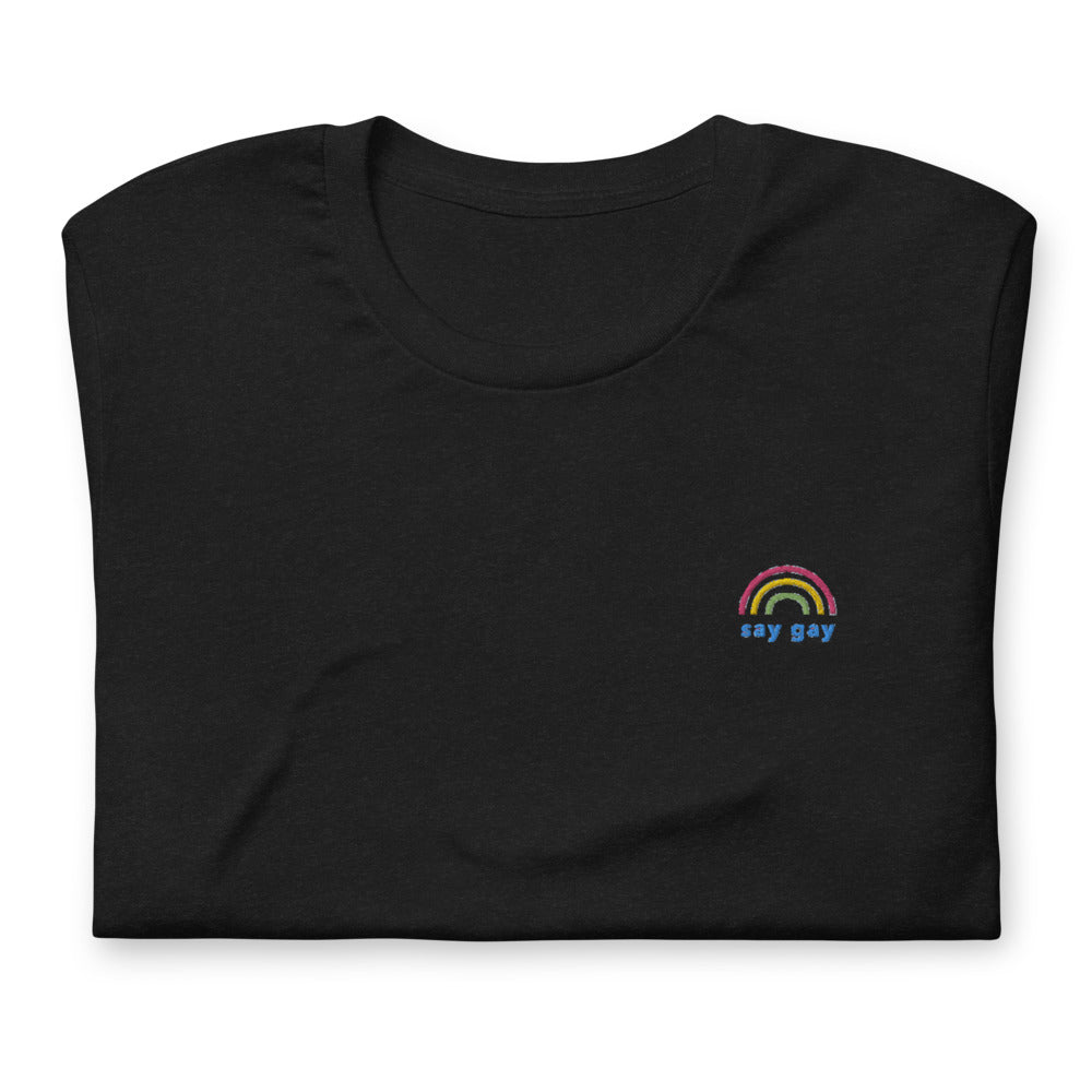 Say Gay Unisex Fit Tees