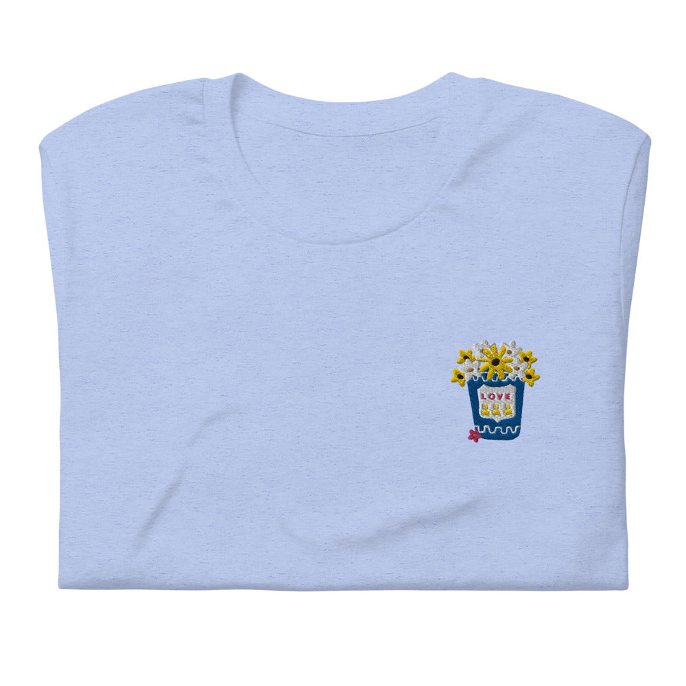 Floral Love Short-sleeve unisex t-shirt
