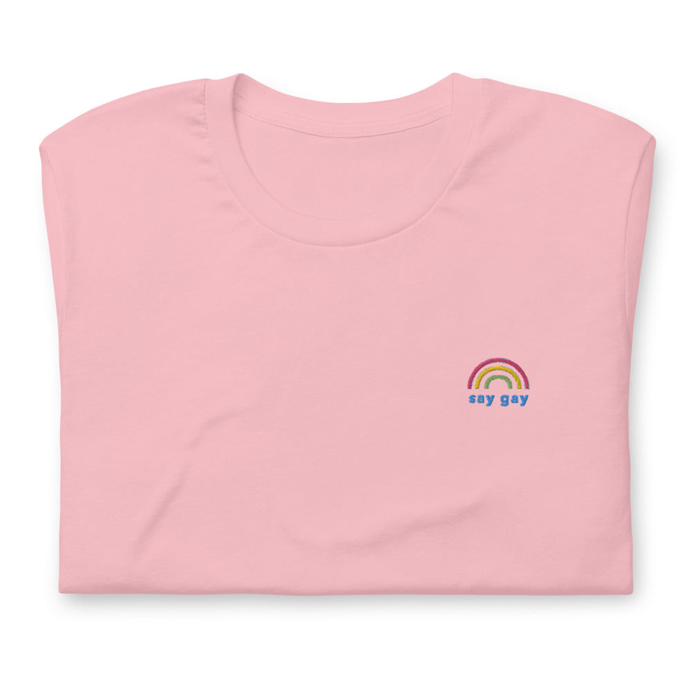 Say Gay Unisex Fit Tees
