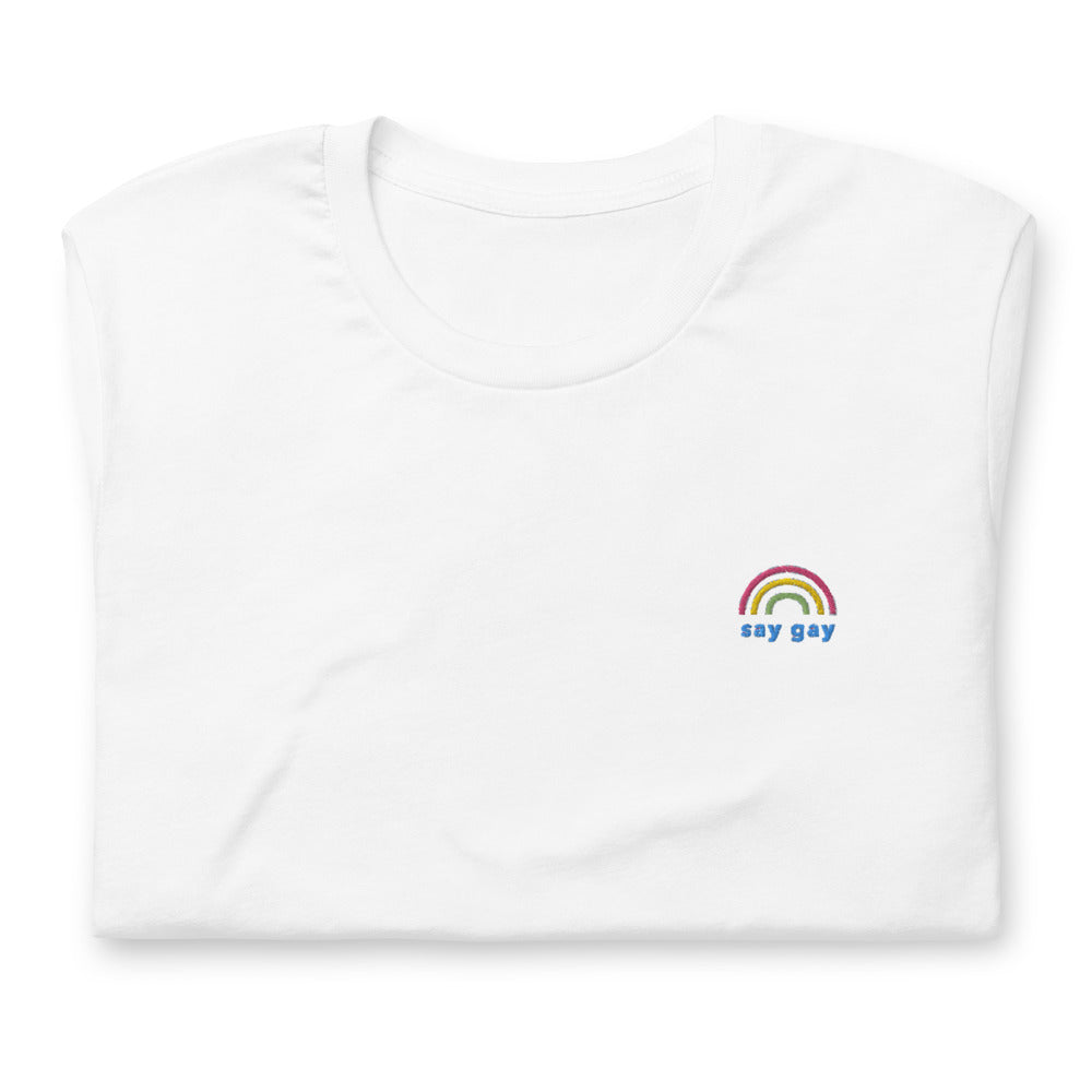 Say Gay Unisex Fit Tees
