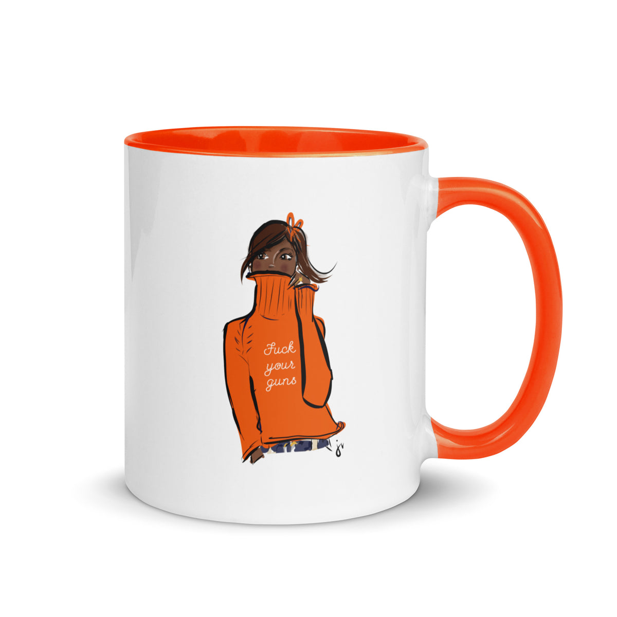 F Your Guns Mug - Dark Skin